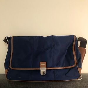 Cole Haan Navy Blue Laptop Bag